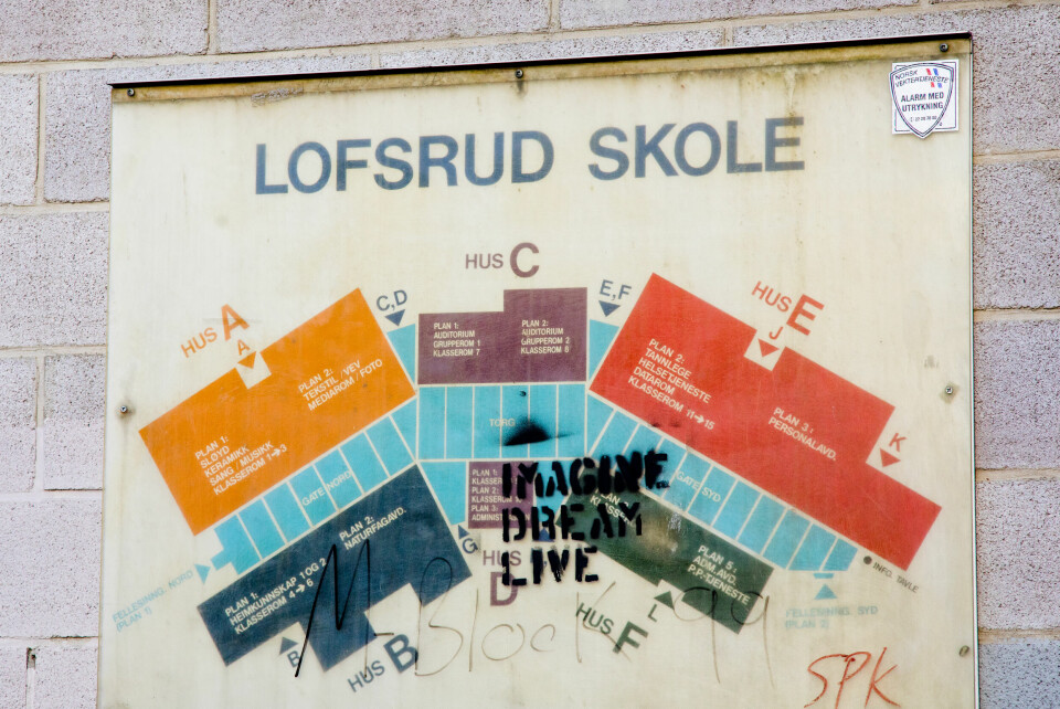 Lofsrud skole i Oslo. Lofsrud skole i Oslo.