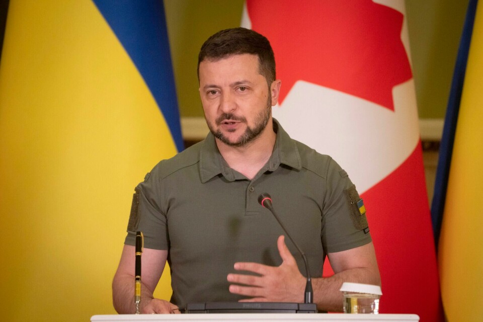Ukrainas president Volodymyr Zelenskyj. Ukrainas president Volodymyr Zelenskyj.