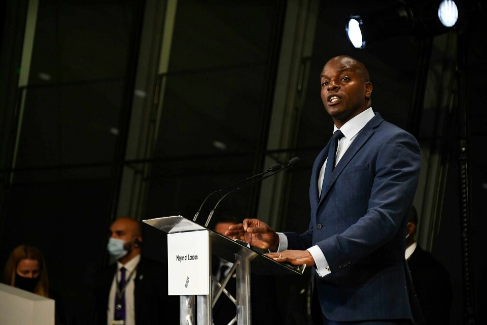 Den konservative britiske politikeren Shaun Bailey. Den konservative britiske politikeren Shaun Bailey.