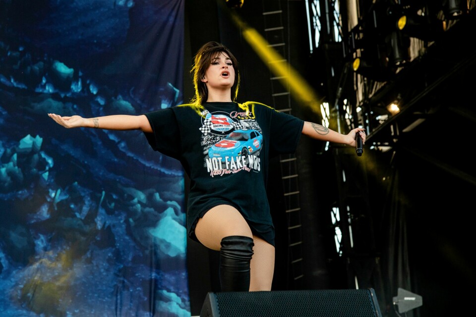 Courtney LaPlante og Spiritbox vil bli ett av høydepunktene under Tons of Rock på Ekebergsletta i Oslo. Her fra Louder Than Life Music Festival i fjor. Spiritbox