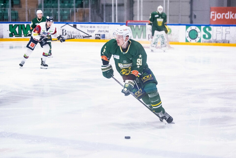 Marcus Bryhnisveen er klar for Storhamar. Marcus Bryhnisveen er klar for Storhamar.Foto: Annika Byrde / NTB