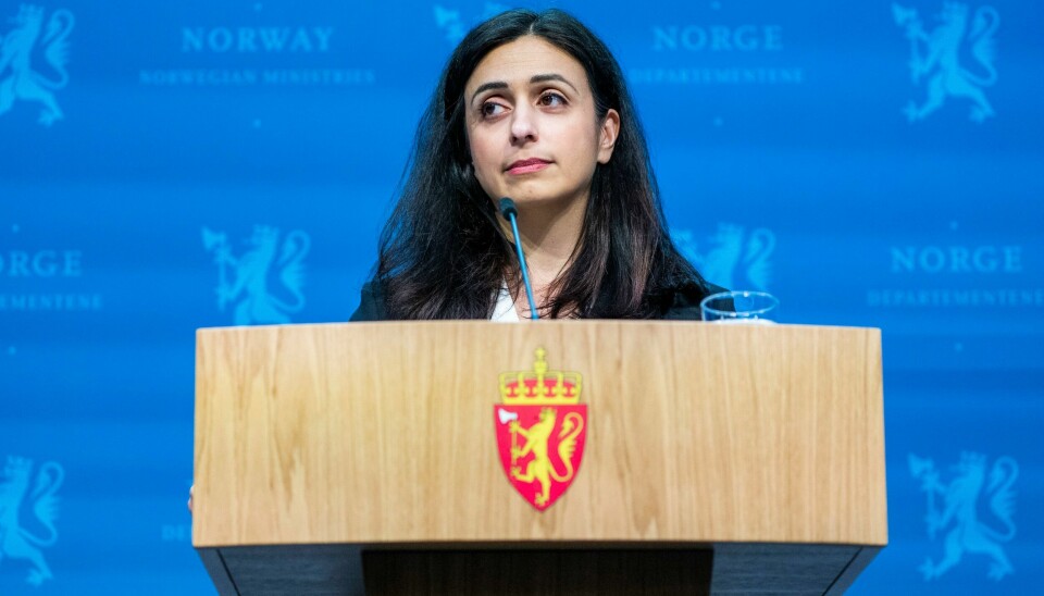 Hadia Tajik (Ap) gikk av som arbeids- og integreringsminister i mars 2022. Hennes eget lokallag ønsker nå at hun skal ta over kulturministerposten etter Anette Trettebergstuen. Hadia Tajik gikk i mars av som arbeidsminister.Foto: Håkon Mosvold Larsen / NTB