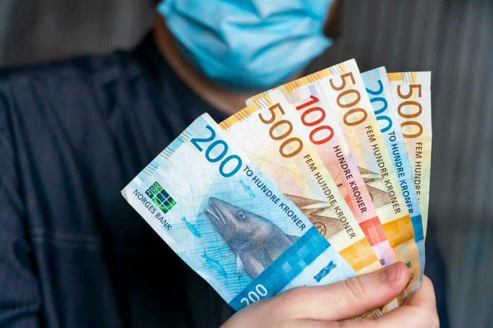 Illustrasjonsbilde av norske kronesedler. Illustrasjonsbilde av norske kronesedler.