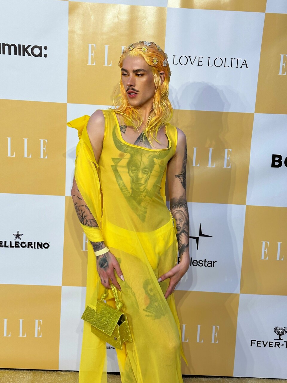 Henrik Bach Mortensen på Elle-festen i egen design. Henrik Bach Mortensen på Elle-festen i egen design.