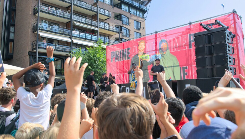 70 personer fikk helsehjelp under arrangement til Youtuber Logan Paul i Oslo tirsdag. 70 personer fikk helsehjelp under arrangement til Youtuber Logan Paul i Oslo tirsdag. Foto: Astrid Pedersen / NTB