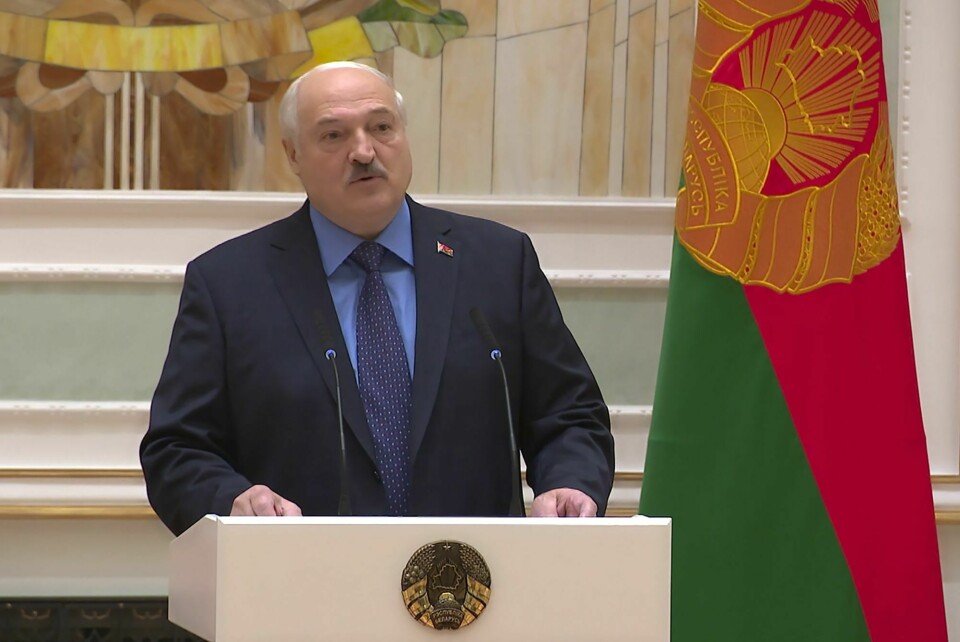 Belarus' president Aleksandr Lukasjenko sier landet kan huse Wagner-soldater som ønsker å komme til Belarus. Belarus' president Aleksandr Lukasjenko. Foto: AP / NTB