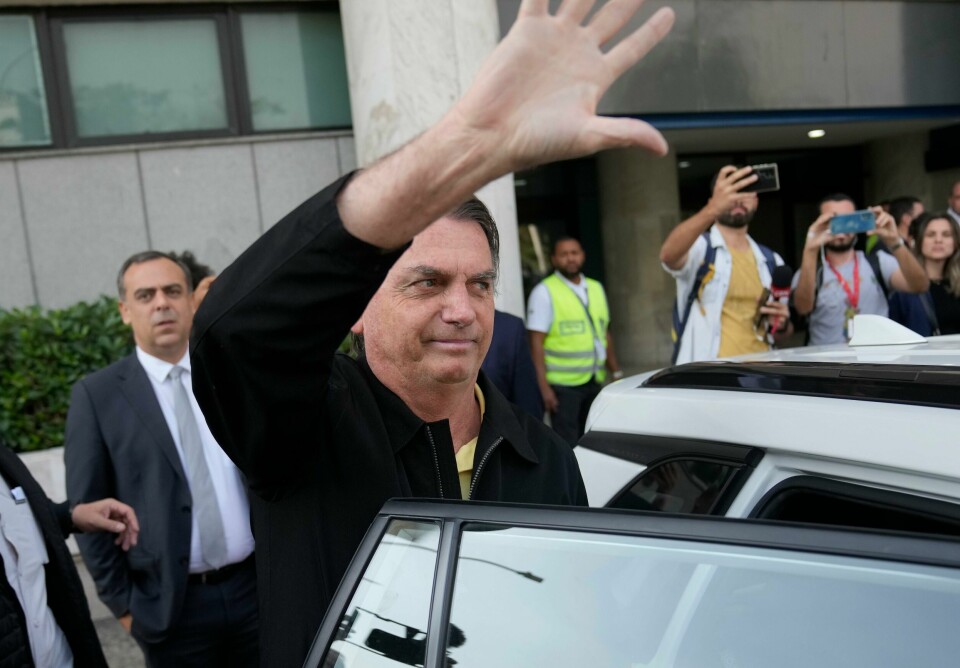 Et flertall i Brasils valgtribunal stemmer for å stenge ekspresident Jair Bolsonaro ute fra politiken til 2030. Dommen kan ankes til landets høyesterett. Et flertall i Brasils valgtribunal stemmer for å stenge ekspresident Jair Bolsonaro ute fra politiken til 2030. Dommen kan ankes til landets høyesterett. Foto: Silvia Izquierdo / AP / NTB