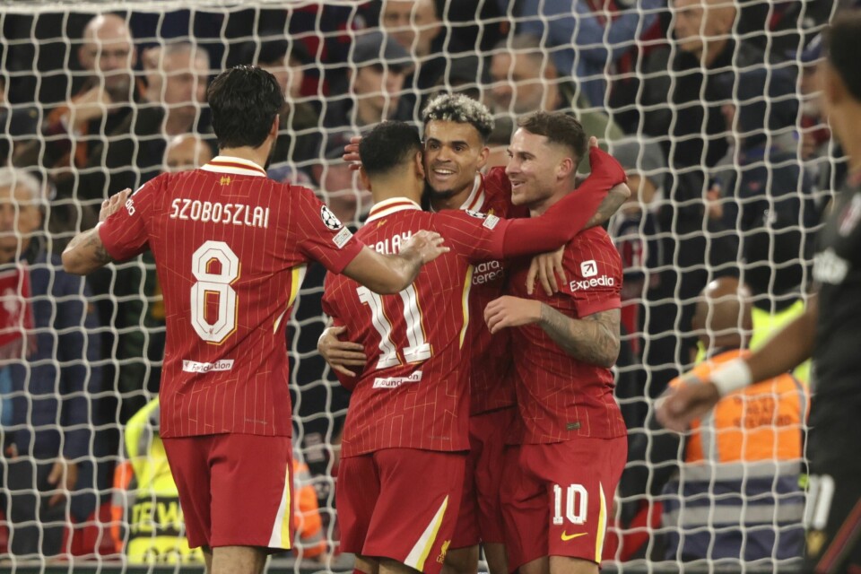 Alexis Mac Allister sendte Liverpool i ledelsen. Alexis Mac Allister sendte Liverpool i ledelsen. Foto: Ian Hodgson / AP Photo / NTB.