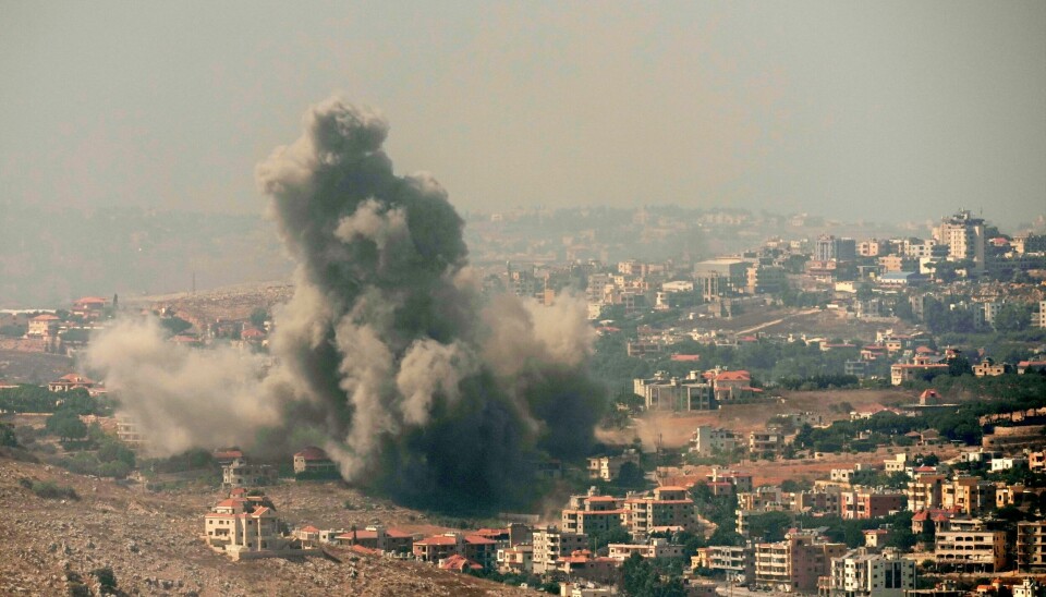 Israelske angrep i Libanon har tvunget tre sykehus til å stenge driften, deriblant i Marjayoun. Her fra et angrep i Marjayoun 25. september. Israelske angrep i Libanon har tvunget tre sykehus til å stenge driften, deriblant i Marjayoun. Her fra et angrep i Marjayoun 25. september. Foto: Hussein Malla / AP / NTB
