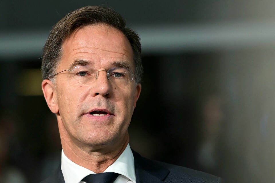 Natos nye generalsekretær Mark Rutte. Natos nye generalsekretær Mark Rutte. Foto: Harry Nakos / AP / NTB