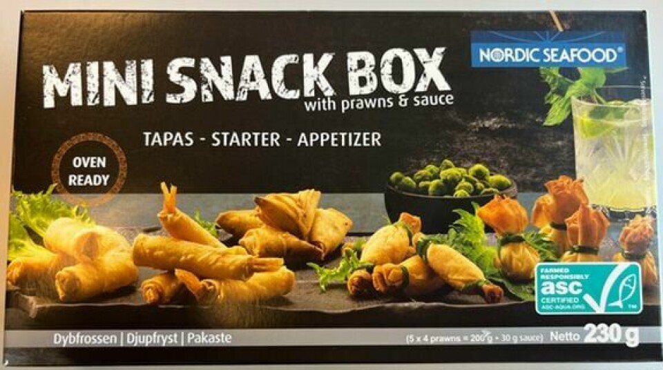 Dette er varen som tilbakekalles. Dette er varen som tilbakekalles. Foto: Geia Food AS / Handout / NTB