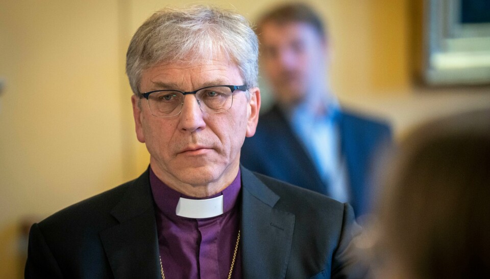 Preses Olav Fykse Tveit Preses Olav Fykse Tveit, leiande biskop i Den norske kyrkja, seier at biskopane er kritiske til å utvide retten til sjølvbestemd abort. Foto: Heiko Junge / NTB / NPK