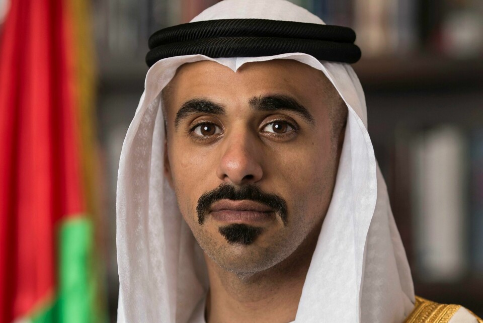 Politiet ber folk regne med lange køer fra Oslo lufthavn til Oslo sentrum søndag ettermiddag i forbindelse med et offisielt besøk av Abu Dhabis kronprins. 41 år gamle Khaled bin Mohamed bin Zayed al-Nahyan er utnevnt til kronprins i Abu Dhabi og står dermed først i arverekken etter sin far, De forente arabiske emiraters president Mohammed bin Zayed. Foto: WAM / AP / NTB