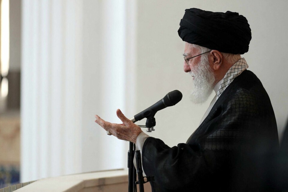 Irans øverste leder, Ayatollah Ali Khamenei. Irans øverste leder, Ayatollah Ali Khamenei.