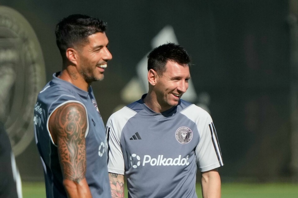Lionel Messi og Luis Suárez hadde stor suksess sammen i Barcelona. Nå er de lagkamerater i Inter Miami. Lionel Messi og Luis Suárez hadde stor suksess sammen i Barcelona. Nå er de lagkamerater i Inter Miami. Foto: Wilfredo Lee / AP / NTB
