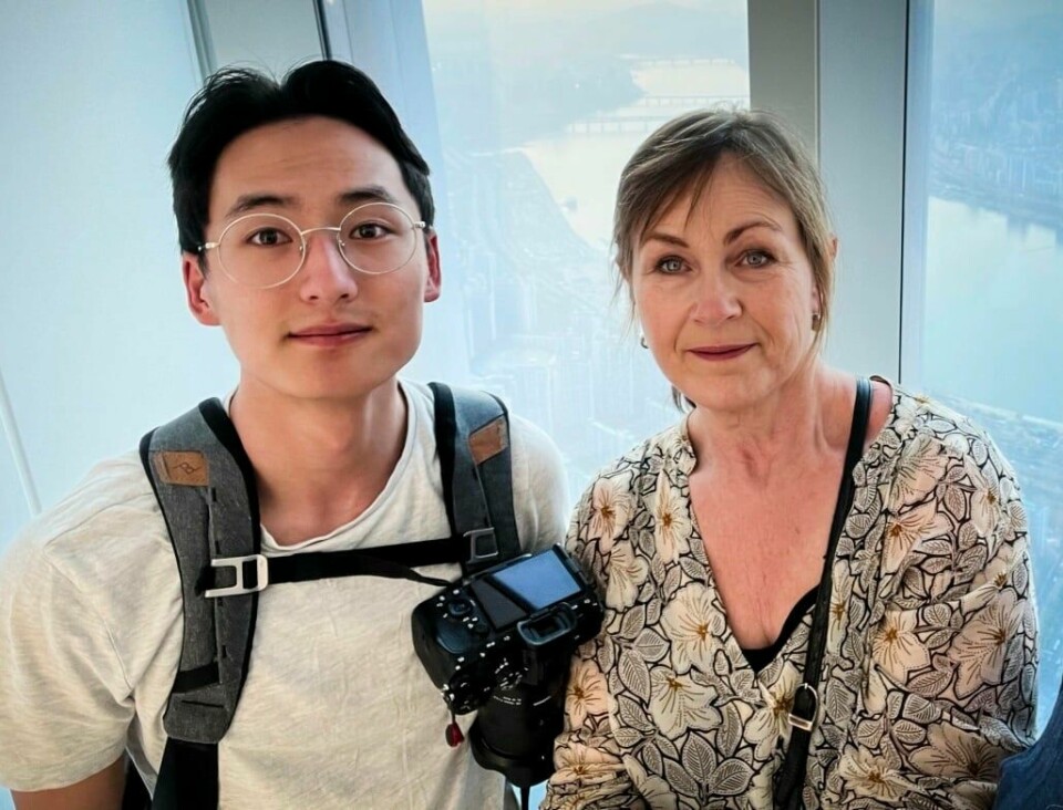 I fjor reiste mor og sønn til Sør-Korea, der de møtte Anders biologiske mor. Kristin Molvik Botnmark og sønnen Anders i Sør-Korea