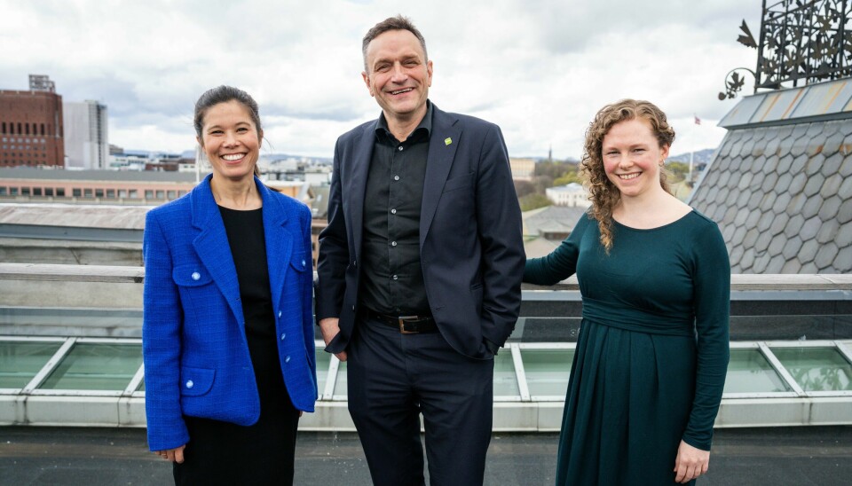 Partileder Arild Hermstad er nominert på topp i Oslo, etterfulgt av nestleder Ingrid Liland. Her sammen med Lan Marie Berg. Partileder Arild Hermstad er nominert på topp i Oslo, etterfulgt av nestleder Ingrid Liland. Her sammen med Lan Marie Berg. Foto: Beate Oma Dahle / NTB