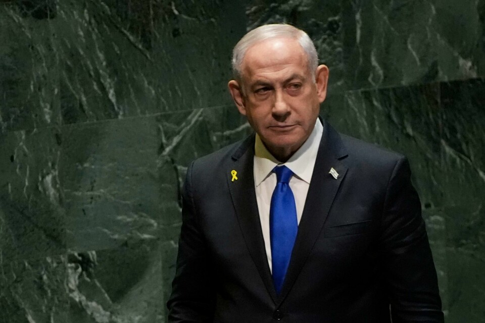 Israels statsminister Benjamin Netanyahu På årsdagen for det Hamas-ledede angrepet 7. oktober i fjor, sier Israels statsminister Benjamin Netanyahu at landet vil fortsette å kjempe, og at med Guds nåde kommer de til å vinne. Arkivfoto: Pamela Smith / AP / NTB