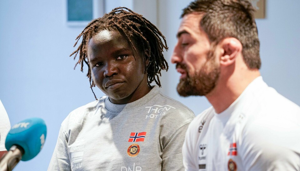 Pressetreff med Norges Bryteforbund og Grace Bullen på Olympiatoppen i Oslo. Pressetreff med Norges Bryteforbund og Grace Bullen på Olympiatoppen i Oslo. Foto: Thomas Fure / NTB