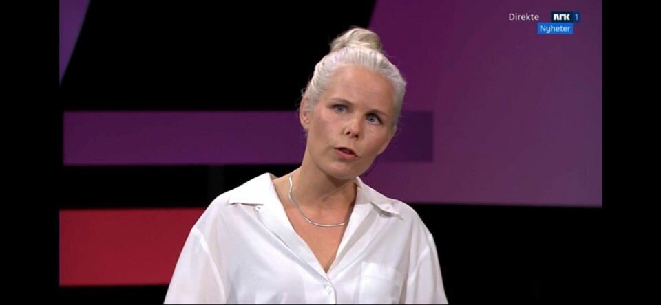 Kirsti Bergstø, leder i SV. Kirsti Bergstø, leder i SV.