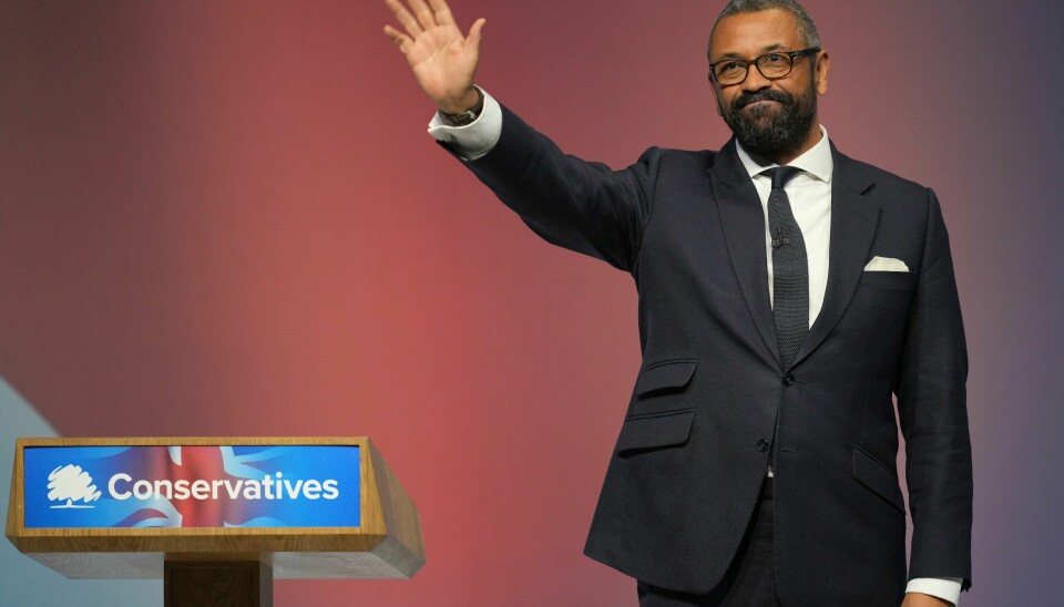 James Cleverly på landsmøtet i starten av måneden. James Cleverly på landsmøtet i starten av måneden. Foto: Kin Cheung / AP / NTB