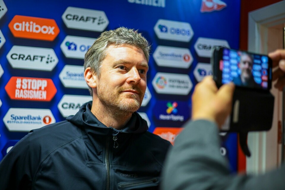 Fredrikstads trener Andreas Hagen etter eliteseriekampen i fotball mellom Fredrikstad og Viking på Fredrikstad stadion 22. september. Fredrikstads trener Andreas Hagen etter eliteseriekampen i fotball mellom Fredrikstad og Viking på Fredrikstad stadion 22. september. Foto: Thomas Andersen / NTB