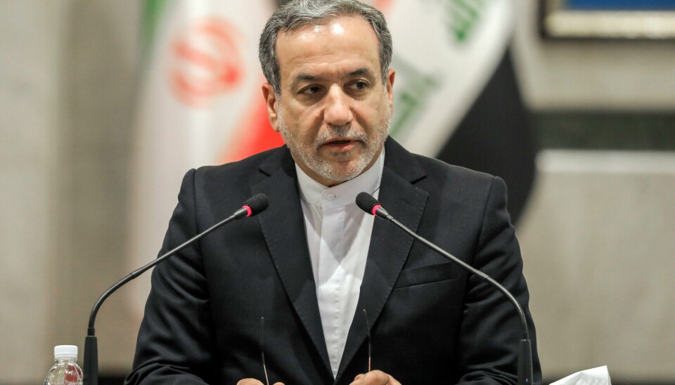 Irans utenriksminister Abbas Araghchi avviser at Iran forsyner Russland med ballistiske missiler. Irans utenriksminister Abbas Araghchi avviser at Iran forsyner Russland med ballistiske missiler. Foto: AP / NTB