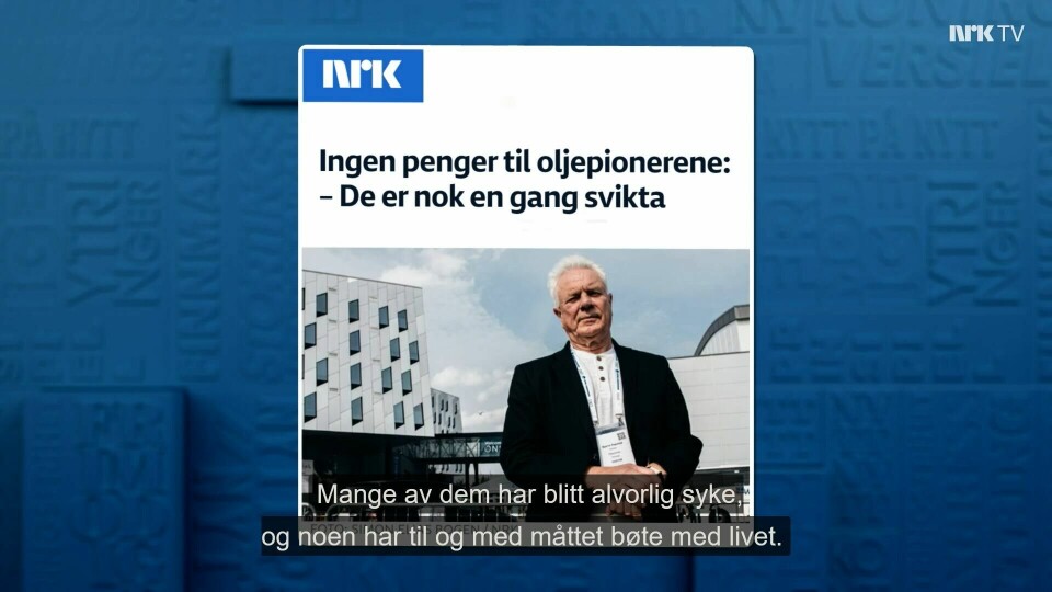 NRK brukte et bilde av Bjarne Kapstad for å illustrere saken under humorprogrammet. Kapstad forteller at han ble kontaktet av en rekke bekjente da de så det. NRK brukte et bilde av Bjarne Kapstad for å illustrere saken under innslaget. Kapstad forteller at han ble kontaktet av en rekke bekjente da de så det.
