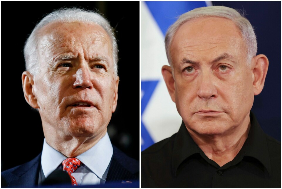 Washington Post referer til en samtale mellom Joe Biden (til venstre) og Benjamin Netanyahu. Washington Post referer til en samtale mellom Joe Biden (til venstre) og Benjamin Netanyahu. Foto: AP / NTB