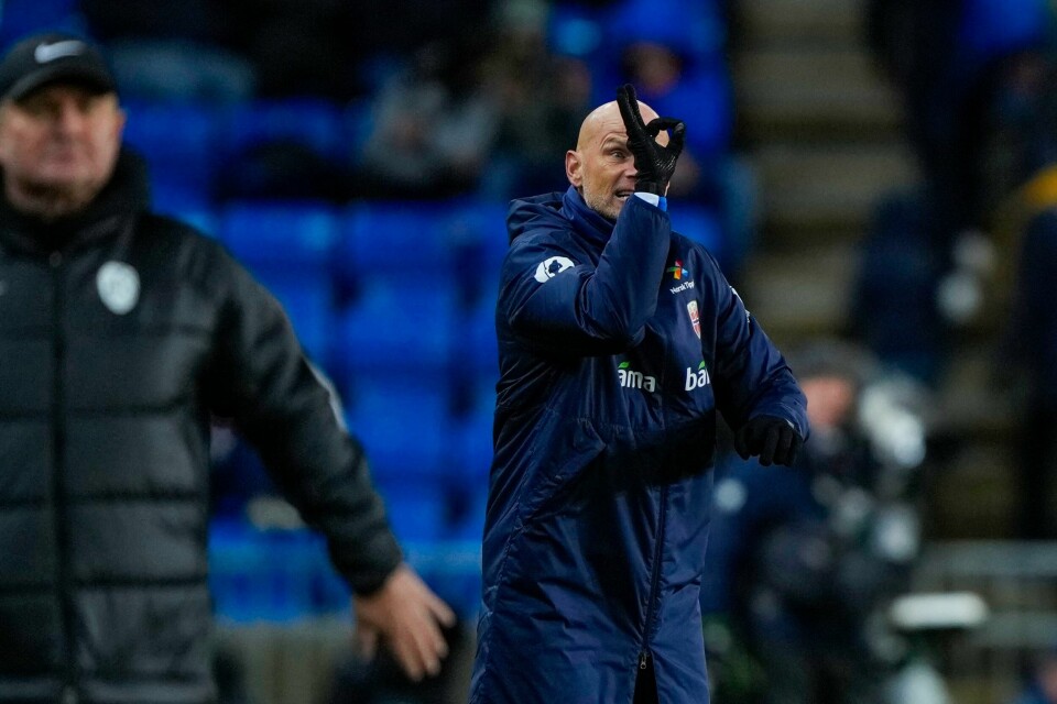Ståle Solbakken var opptatt av å holde nullen mot Slovenia. Ståle Solbakken var opptatt av å holde nullen mot Slovenia.
