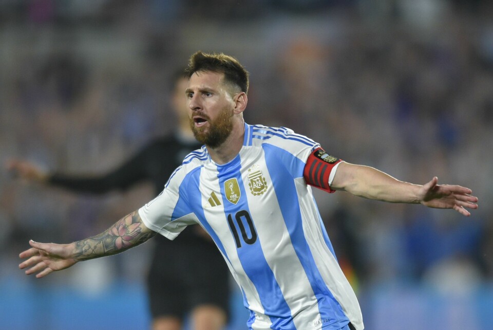Lionel Messi scoret hattrick for Argentina. Lionel Messi scoret hattrick for Argentina. Foto: Gustavo Garello / AP Photo / NTB.