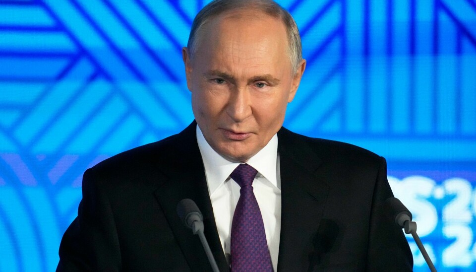 President Vladimir Putin sier Russland ikke vil tillate at Ukraina skaffer seg atomvåpen. Regjeringen i Ukraina avviser at de har slike planer. President Vladimir Putin seier Russland ikkje vil tillate at Ukraina skaffar seg atomvåpen. Regjeringa i Ukraina avviser at dei har slike planar. Foto: Aleksander Zemlianitsjenko / Pool / AP / NTB