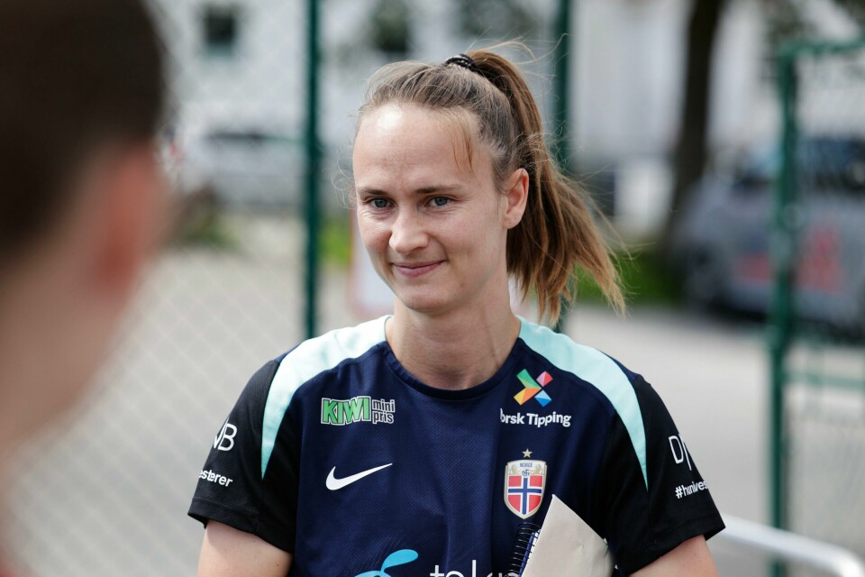Caroline Graham Hansen var avgjørende for Barcelona i sesongdebuten. Caroline Graham Hansen er nominert til Gullballen. Her under landslagssamling i juli.Foto: Paul S. Amundsen / NTB