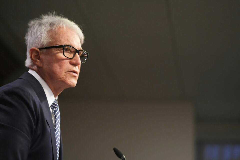 Distriktsadvokat George Gascon i Los Angeles holdt en pressekonferanse torsdag. Distriktsadvokat George Gascon i Los Angeles holdt en pressekonferanse torsdag. Foto: Eric Thayer / AP / NTB