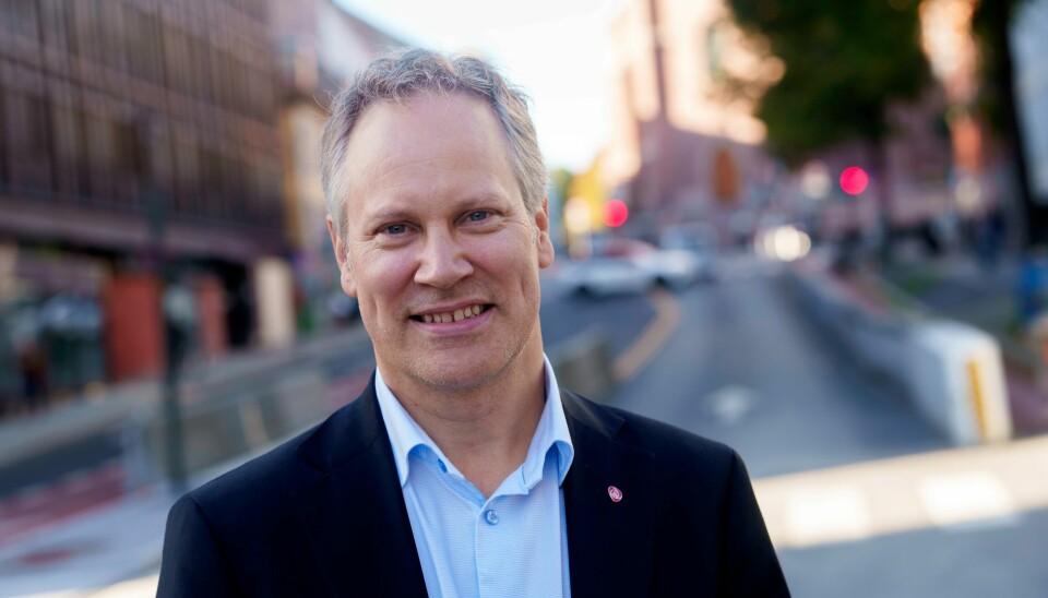Samferdselsminister Jon-Ivar Nygård varsler at han vil reise til Helgeland etter togulykken. Samferdselsminister Jon-Ivar Nygård inviterer til innspillsmøte om droner. Foto: Cornelius Poppe / NTB