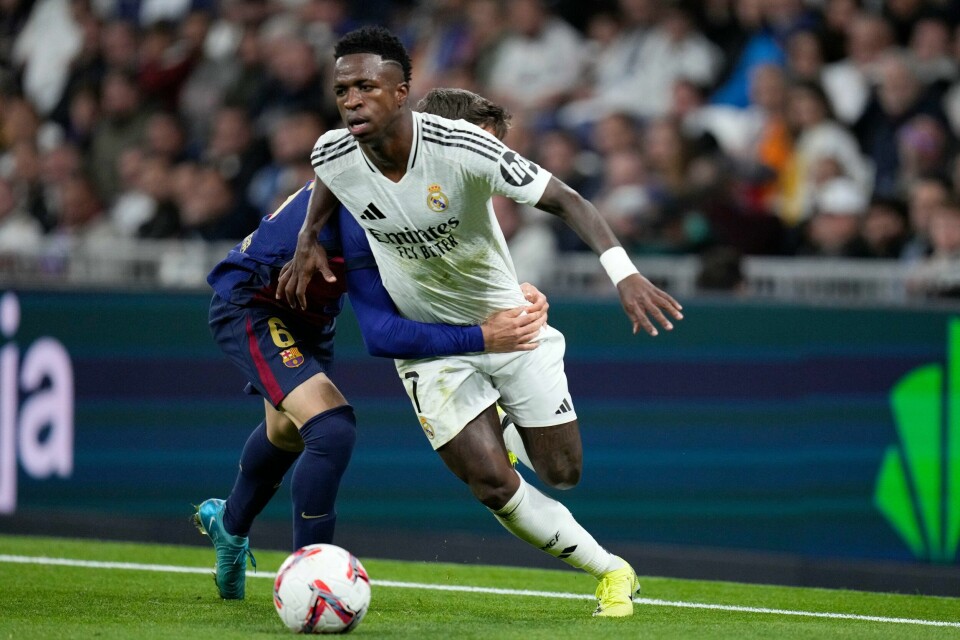 Vinicius Junior får angivelig ikke Gullballen. Vinicius Junior får engivelig ikke Gullballen. Foto: Bernat Armangue / AP / NTB