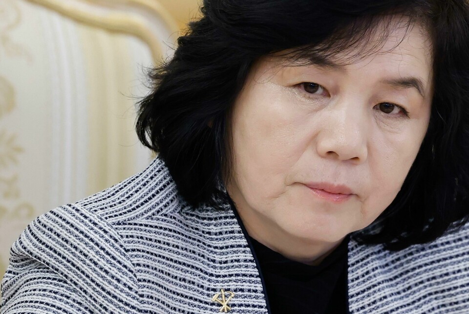 Nord-Koreas utenriksminister Choe Son-hui på besøk i Moskva i januar. Nord-Koreas utenriksminister Choe Son-hui på besøk i Moskva i januar. Foto: Maxim Shemetov / Pool Photo via AP / NTB
