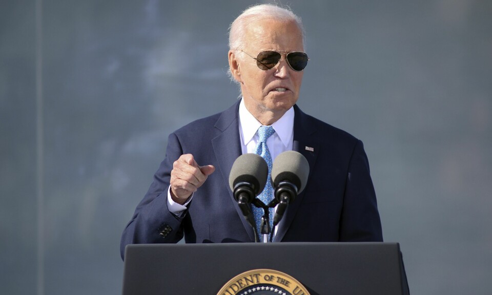 President Joe Biden, her under et besøk i Baltimore tidligere tirsdag, brukte ordet «søppel» om Trump-tilhengere. Foto: Daniel Kucin Jr. / AP / NTB President Joe Biden, her under et besøk i Baltimore tidligere tirsdag, brukte ordet «søppel» om Trump-tilhengere. Foto: Daniel Kucin Jr. / AP / NTB