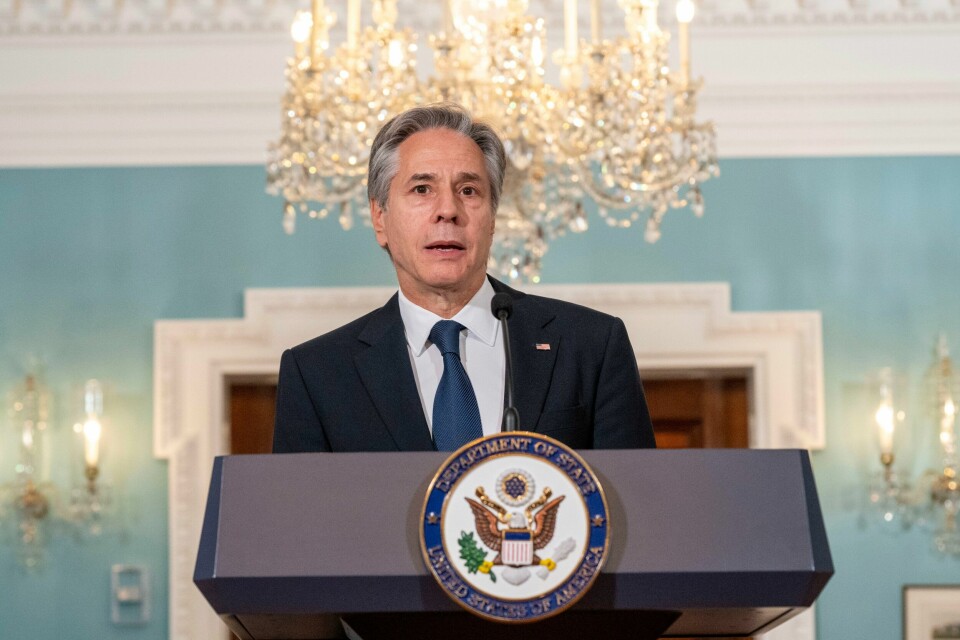 USAs utenriksminister Antony Blinken tror nordkoreanske soldater snart går inn i Ukraina USAs utenriksminister Antony Blinken. Foto: Kevin Wolf / AP / NTB