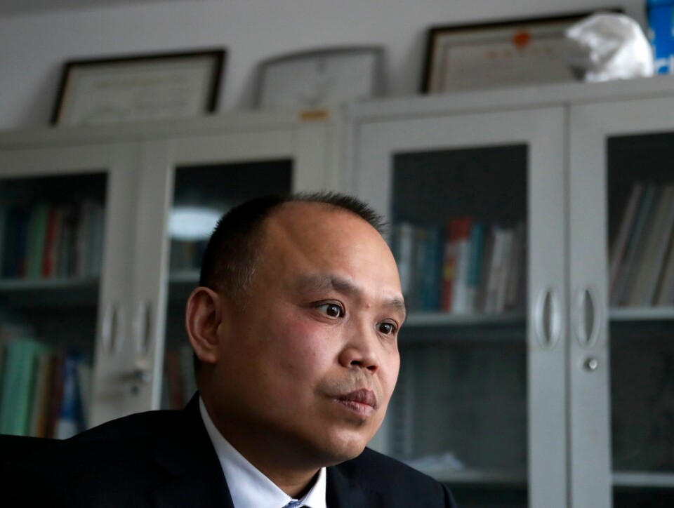 Den kinesiske menneskerettsaktivisten Yu Wensheng er enda en gang dømt til flere år i fengsel. Bildet er fra februar 2017 før han ble pågrepet første gang. Den kinesiske menneskerettsaktivisten Yu Wensheng er enda en gang dømt til flere år i fengsel. Bildet er fra februar 2017 før han ble pågrepet første gang. Foto: Andy Wong / AP / NTB