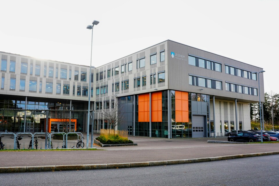 En elev ved Jessheim videregående skole ble torsdag knivstukket av en annen elev. Foto: Terje Pedersen / NTB Bildet viser Jessheim videregående skole. Foto: Terje Pedersen / NTB
