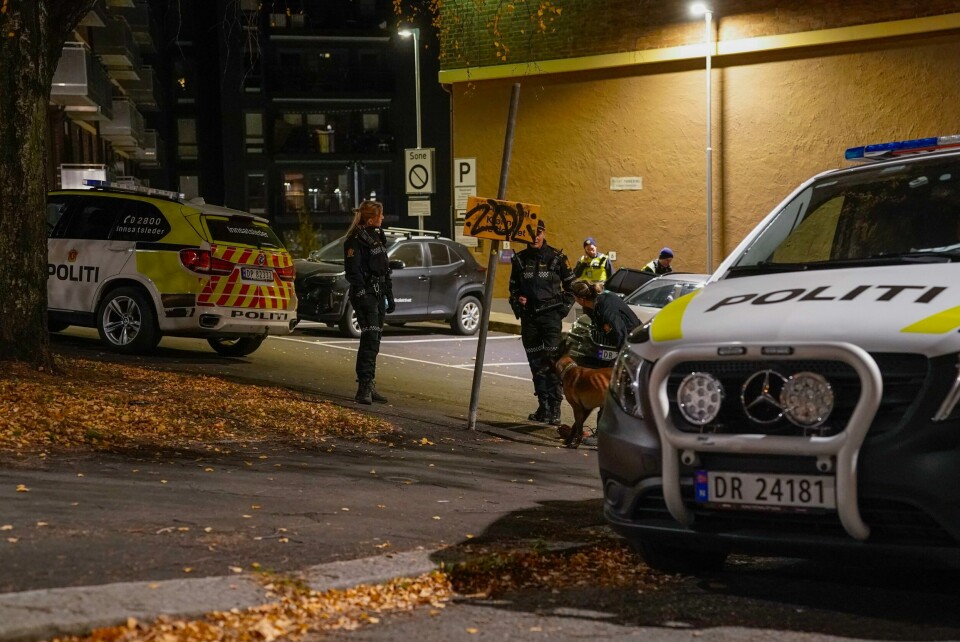 To kvinner ble alvorlig skadet i en voldshendelse i en leilighet i Oslo tidligere i uken. En mann i 30-årene ble kort tid etter siktet for drapsforsøk. Natt til mandag ble en mann pågrepet etter en voldshendelse i Oslo. Han er siktet for drapsforsøk. Foto: Ørn E. Borgen / NTB