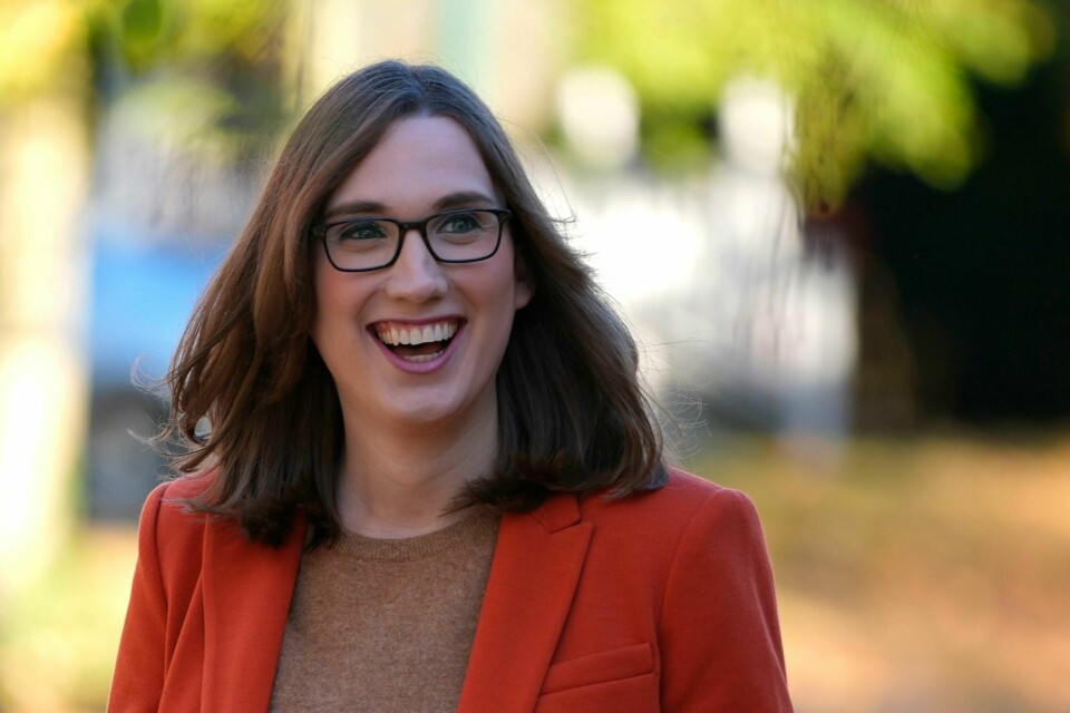Sarah McBride er innvalgt som første transperson i Kongressen i USA. Sarah McBride er innvalgt som første transperson i Kongressen i USA. Foto: Pamela Smith / AP / NTB