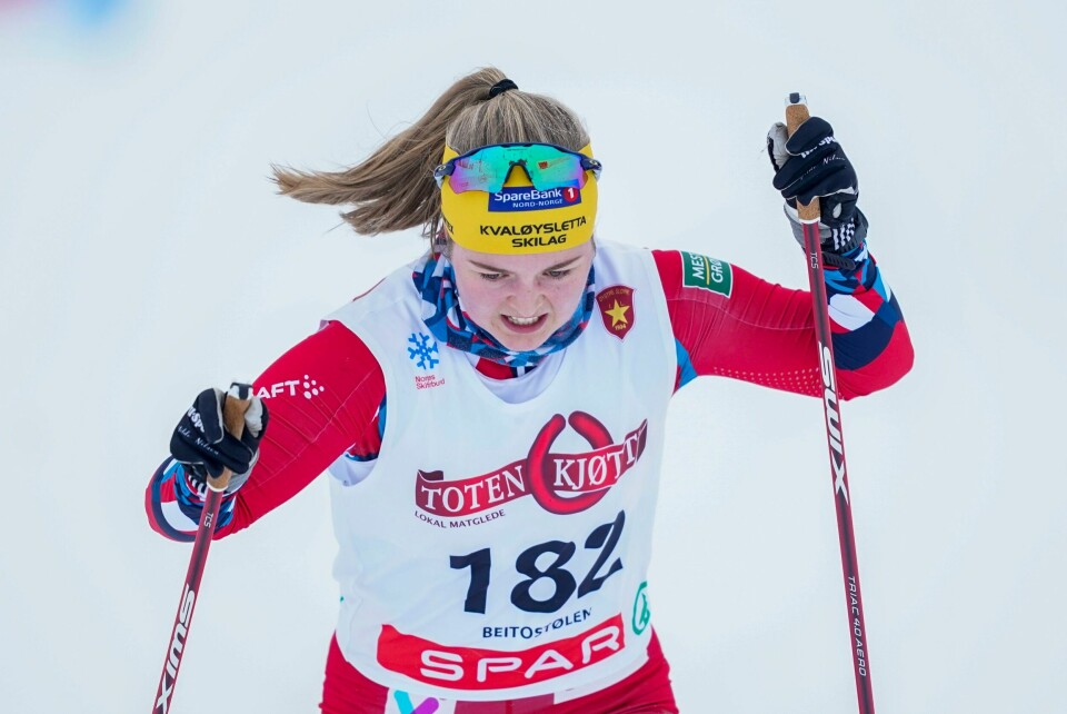 Parautøveren Vilde Nilsen under NM på ski på Beitostølen sist vinter. Vilde Nilsen tok sin sjette strake seier i verdenscupen i paralangrenn. Foto: Terje Pedersen / NTB