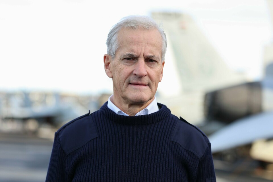 Statsminister Jonas Gahr Støre tror ikke at seier til Trump vil bety at USA stopper støtten til Ukraina. Statsminister Jonas Gahr Støre tror ikke at seier til Trump vil bety at USA stopper støtten til Ukraina. Foto: Amanda Pedersen Giske / NTB