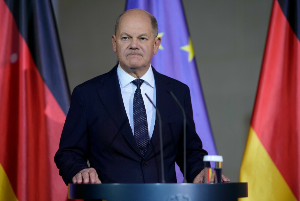 Tysklands statsminister Olaf Scholz kunngjorde onsdag kveld slutten på sin regjering. Tysklands statsminister Olaf Scholz kunngjorde onsdag kveld slutten på sin regjering. Foto: Markus Schreiber / AP / NTB