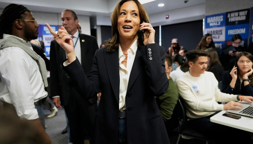 Demokratenes Kamala Harris ønsker å bli USAs første kvinnelige president.