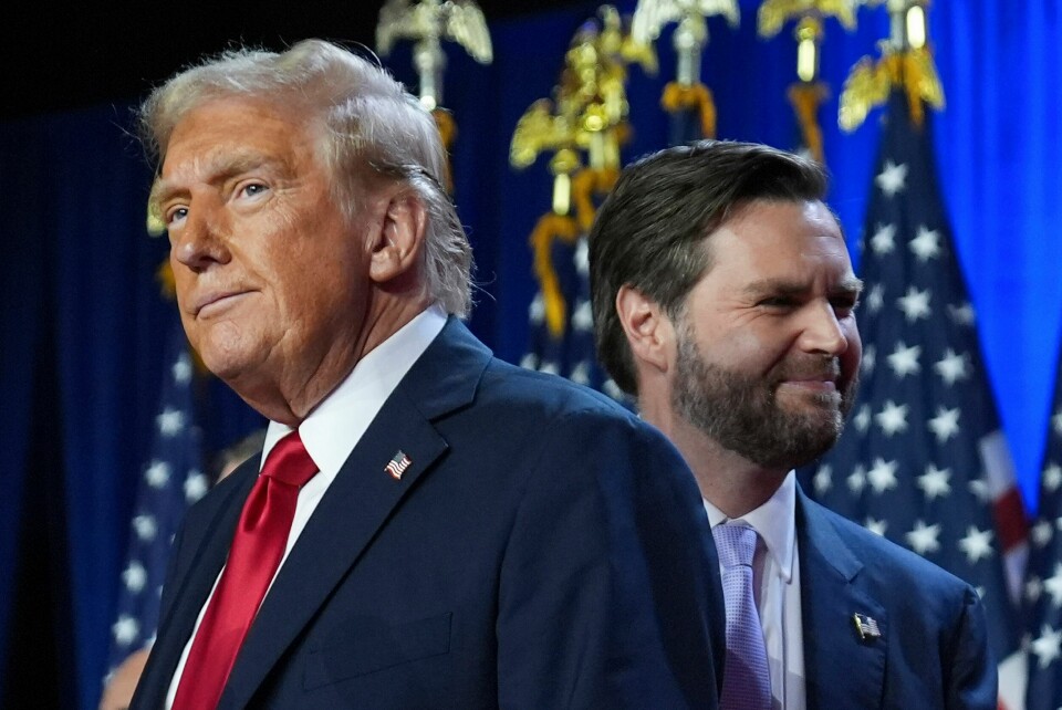 Donald Trump og hans visepresidentkandidat J.D. Vance. D