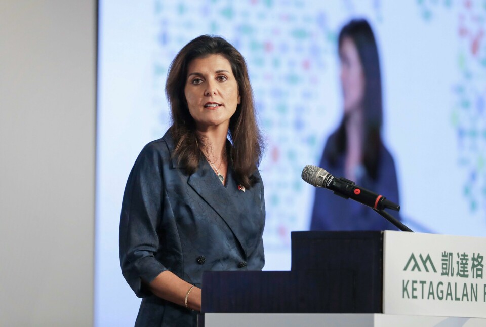 Tidligere FN-ambassadør og en av Trumps utfordrere i nominasjonskampen før årets, Nikki Haley, er ikke aktuell når han skal sette sammen en ny administrasjon som tar over i januar. Tidligere FN-ambassadør og en av Trumps utfordrere i nominasjonskampen før årets, Nikki Haley, er ikek aktuell når han skal sette sammen en ny administrasjon som tar voer i januar. Arkivfoto: Chiang Ying-ying / AP / NTB