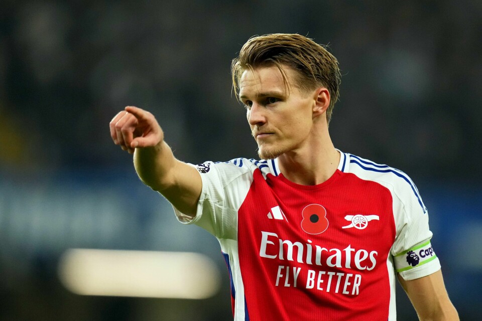 Martin Ødegaard var tilbake for Arsenal søndag kveld. Martin Ødegaard var tilbake for Arsenal. Foto: Kirsty Wigglesworth / AP / NTB